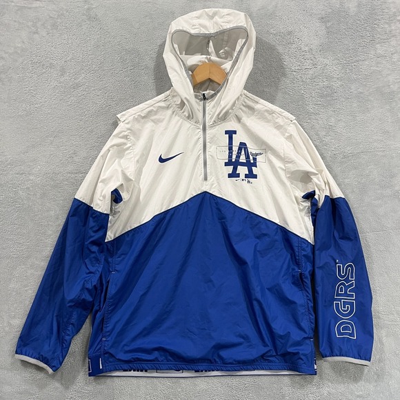 Los Angeles Dodgers LA Nike Jacket Mens M‎ MLB LightweightRain Windbreaker